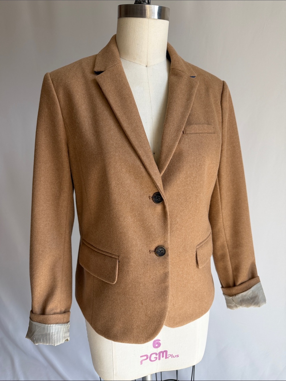 GAP Women's Camel Brown Two-Button Blazer